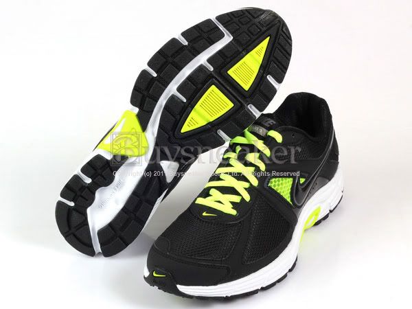   Black/Black Volt Dark Grey Running 2011 Perforated 443866 002  