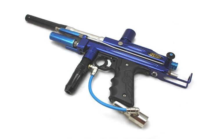 PAINTBALL WGP 2K STO AUTOCOCKER   BLUE + UPGRADES  