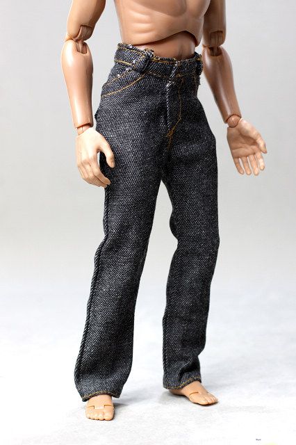 mc0107 man black jeans fits 12 figures, G2  