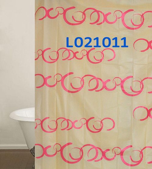 12 Type Waterproof PEVA Shower Curtain W/HOOKS Set 180*180CM Fish 