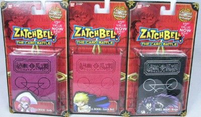 12  ZATCH BELL SPELL BOOK BRAGO ZOFIS ZENO   SHIPS FREE  