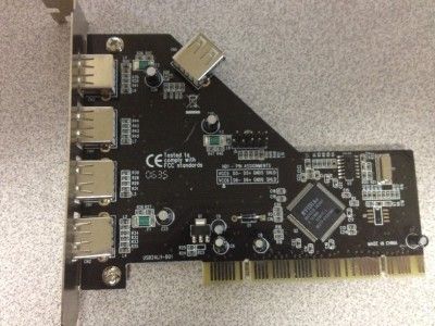 ALI M5273 USB 2.0 4 External 1 Internal 32bit 480Mbps Universal PCI 