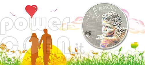 ANGEL OF LOVE Hologram Coin 1000 Francs Cameroon 2010  