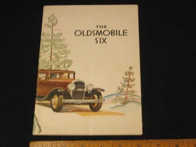 1931 Oldsmobile Six Car Catalog Sales Brochure CDN  