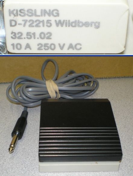 Kissling D 72215 Wildberg 10A 250V Foot Pedal  