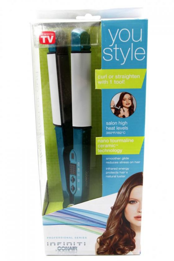 Infiniti by Conair CS54 Nano Tourmaline Ceramic Curler & Straightener 