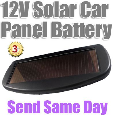 12 Volt Car Vehicle Caravan Solar Battery Charger Panel  