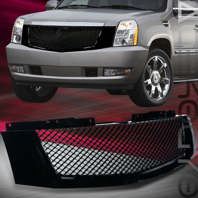 2007 2009 CADILLAC ESCALADE BLACK DIAMOND MESH UPPER GRILL GRILLE 07 