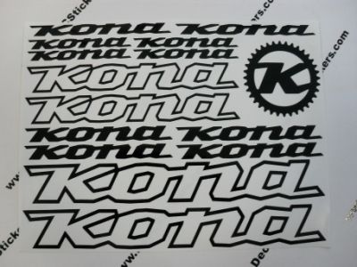 15 Set KONA Bikes Frame Decals Stickers Bicycles 15S  