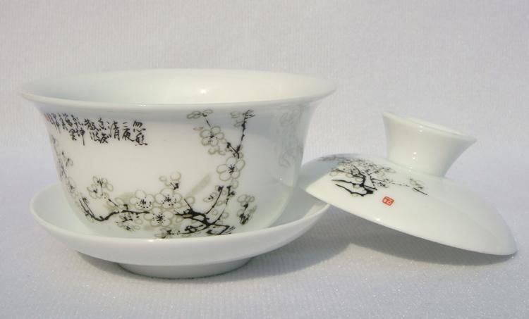 10pcs smart China Tea Set,Porcelain,Plum Flower,TM16, 