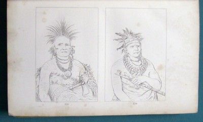   American Indians George Catlin 1st British Edition circa 1840s  