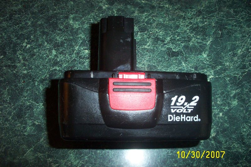 Craftsman 19.2 v Diehard battery  