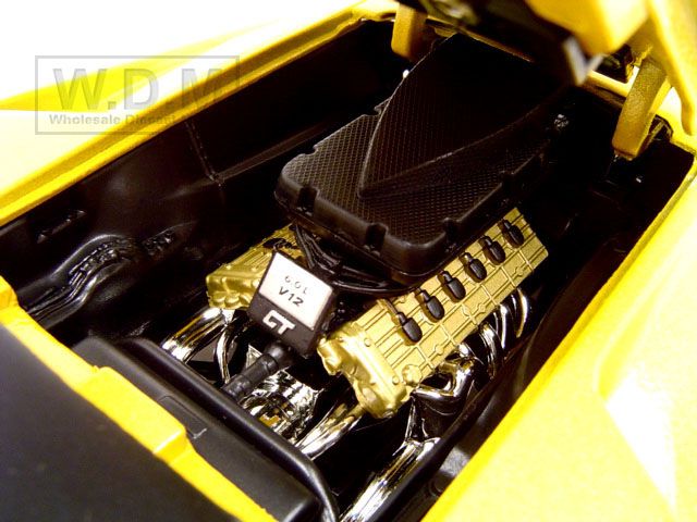 LAMBORGHINI DIABLO GT YELLOW 118 DIECAST MODEL  