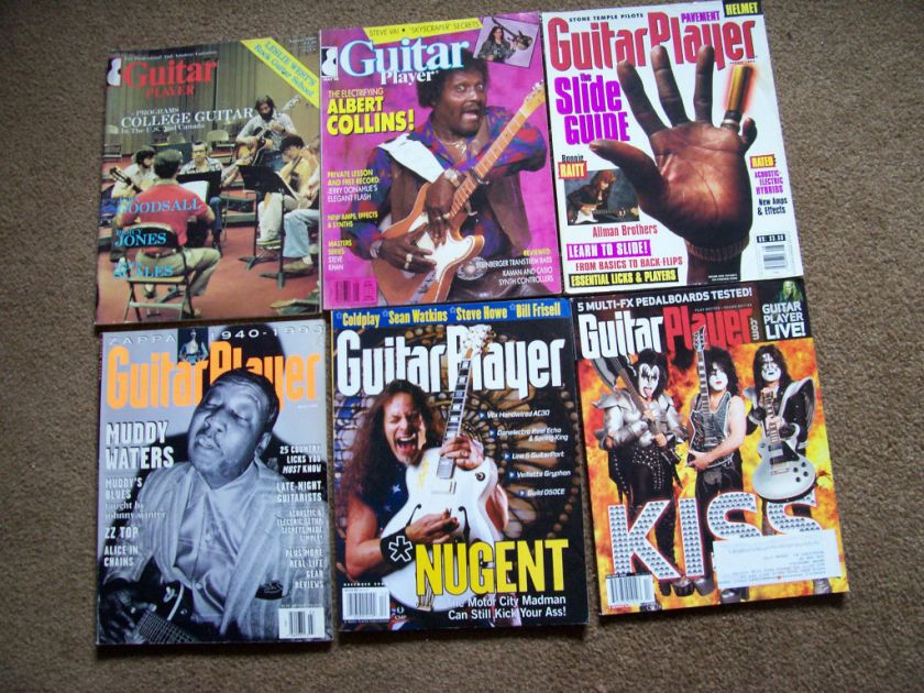 Guitar Player Magazine lot of 6 1980 88 94(2) 2002 2009  