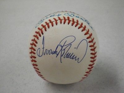 MANTLE YAZ WILLIAMS ROBINSON Signed AUTO Baseball JSA  