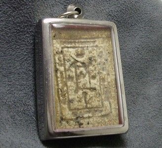 PHRA SOMDEJ MAGIC LUCKY YANTRA LP DANG THAI BUDDHA REAL RARE AMULET 