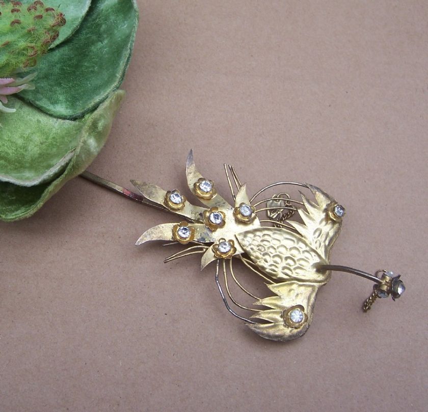   (SUMATRAN) WEDDING HEADDRESS HAIR PIN OR COMB IN THE FORM OF A BIRD