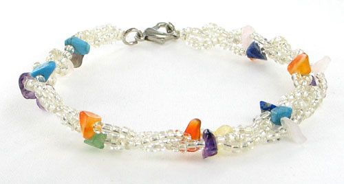 New Gemstone Chips Handmade Strand Fashion Bracelet V2  