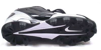   Pro Expand Tech Shox baseball cleats Youth Boys 5 Black Silver  