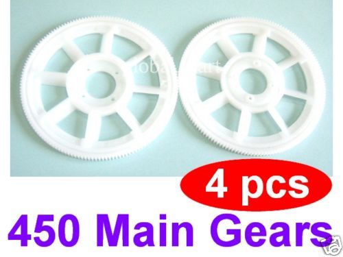 4x Compatible Align T Rex Trex 450 3DX 45 Main Gear S  