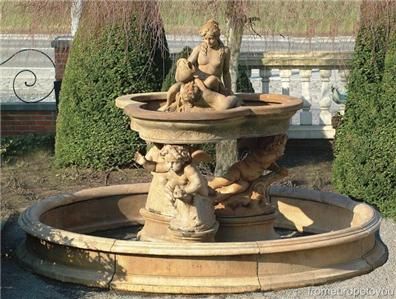 CHERUB EUROPEAN CAST CONCRETE FOUNTAIN LV1398  