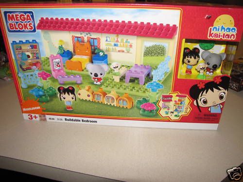 Mega Bloks 3135 Nihao Kai lan Buildable Bedroom  