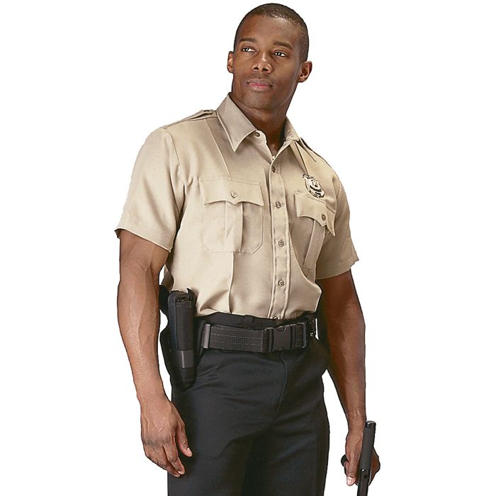 Genuine Khaki Police & Security Issue Uniform Law Work Shirt  