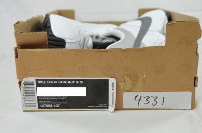   CONUNDRUM 407988 107 WHITE METALLIC DARK GREY SILVER 14 (4333)  