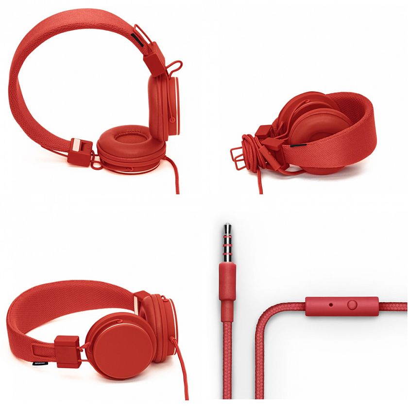 URBANEARS PLATTAN TOMATO HEADPHONES IPHONE 4 IPOD  