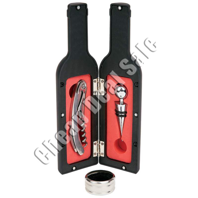  Opener Corkscrew Waiters Knife Cork Remover Stopper 4pc Wine Set 