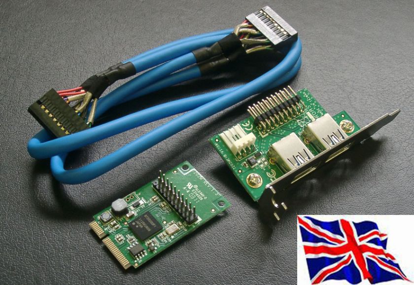 Mini PCI e USB 3.0 Express Card 2 Port NEC chip  