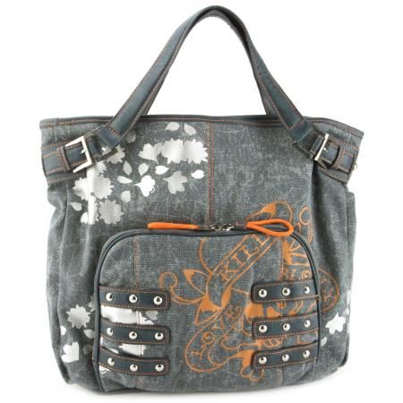 Ed Hardy Edna Tote   Navy  