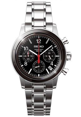 NEW SEIKO CHRONOGRAPH SSB011P1 HARDLEX 330FT MENS WATCH  