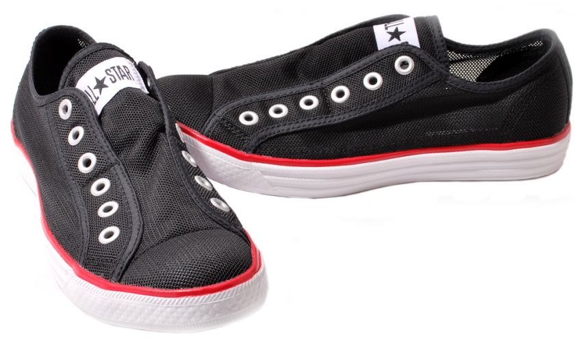 Converse Unisex Navy   Red   White   Black Mesh Chuckit Slip on 