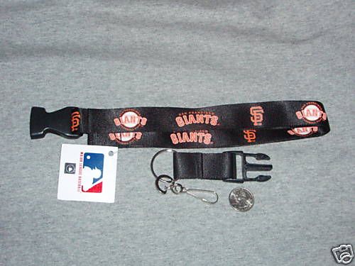 SF Giants Lanyard Pin Keychain Lincecum FREESHIPPING  