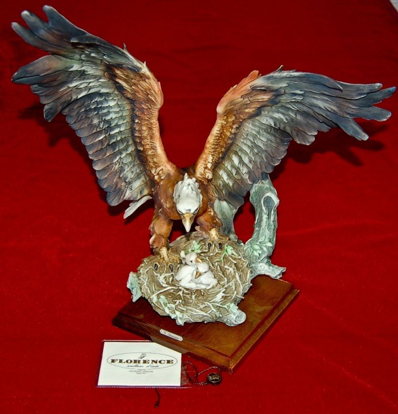 ARMANI EAGLE ON NEST #553C MAGNIFICENT SCULPTURE REG.799$  