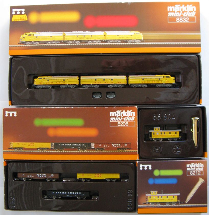 scale Marklin Union Pacific 8832, 8205, 8206, 8641, 8212  