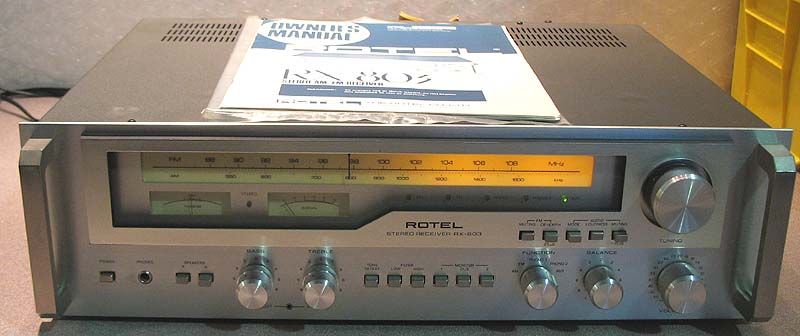 Rotel RX 803 Stereo AM/FM Vintage Receiver 70W great  