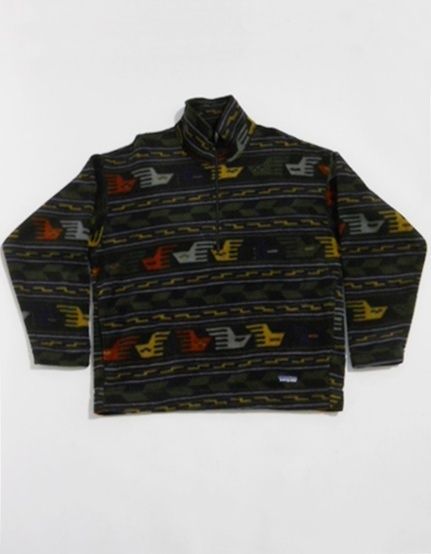 Vintage 90s PATAGONIA Fleece ALL OVER PRINT Pullover OUTDOORS 