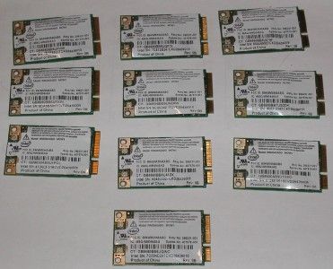 LOT OF 10 Intel WM3945ABG PCIe Wireless Cards  