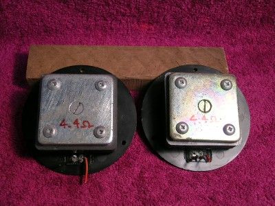 pair Wharfedale Purple Tweeters high frequency units  