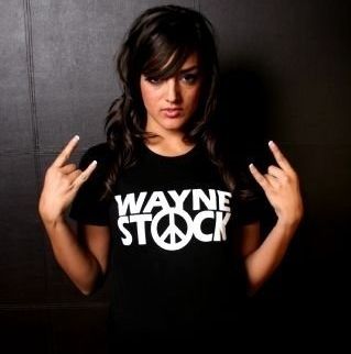 Waynestock Black T Shirt Waynes World Wayne Stock  