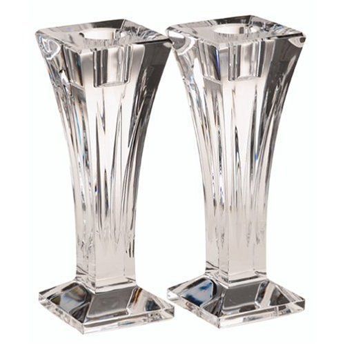 WATERFORD CRYSTAL PAIR OF CLARION 6 CANDLESTICKS NIB  