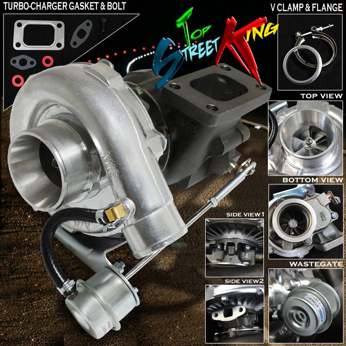 T04E TURBO TURBOCHARGER INTERNAL WASTEGATE V BAND DP 1  