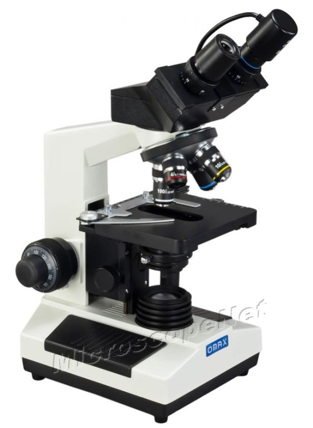 40x 2000x Binocular Compound Microscope with USB Camera  