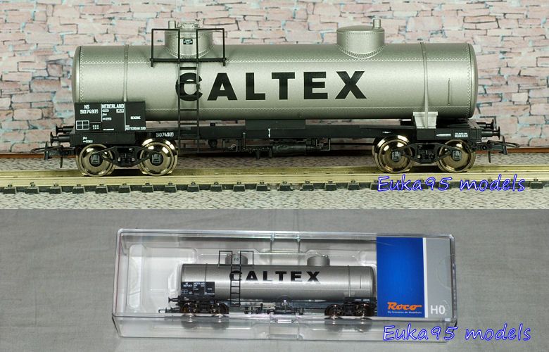 ROCO 66823   NS CARRO CISTERNA CALTEX HO NUOVO  