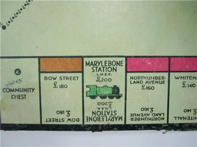 VINTAGE GAME BOARD MONOPOLY  