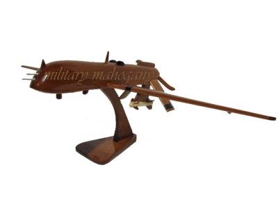 RQ 1 MQ 1 PREDATOR REAPER HUNTER KILLER UAV WOOD WOODEN MAHOGANY 