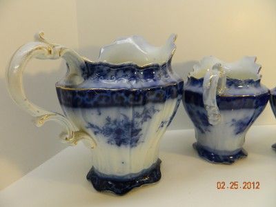   GRADUATED PITCHERS in the design TOURAINE made by Henry Alcock  