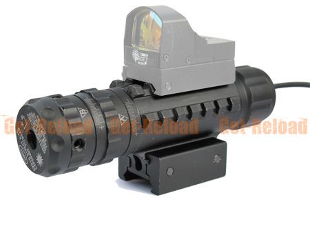 tactical green laser sight tri rail type aluminum construction 